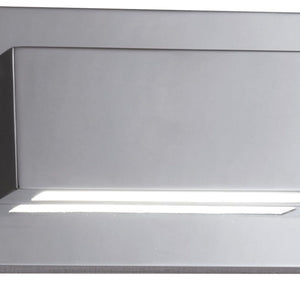Searchlight Electric Ledge LED Up/Downlight Wall Light - Chrome & Glass 1752CC