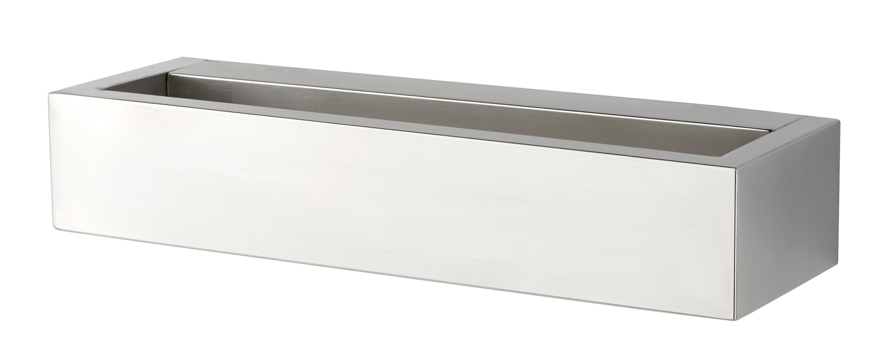Searchlight Electric Serenity LED Rectangle Wall Bracket - Chrome & Frosted Glass 1781CC