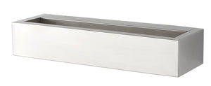 Searchlight Electric Serenity LED Rectangle Wall Bracket - Chrome & Frosted Glass 1781CC