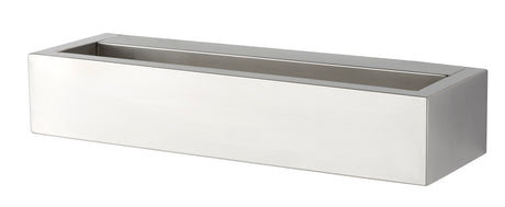 Searchlight Electric Serenity LED Rectangle Wall Bracket - Chrome & Frosted Glass 1781CC