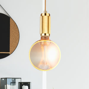 Searchlight Electric Decorative Lamp - Amber Glass,4W,1800K,190Lm 18800AM