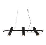 Telescope 3Lt Pendant - Black Metal