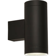 Rochester Outdoor 2Lt Wall Light - Black Metal & Glass