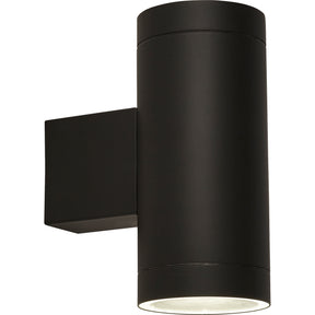 Rochester Outdoor 2Lt Wall Light - Black Metal & Glass