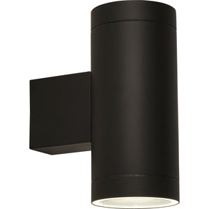 Rochester Outdoor 2Lt Wall Light - Black Metal & Glass