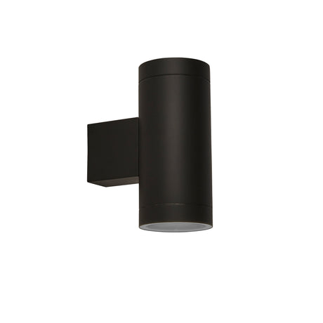 Searchlight Electric Rochester Outdoor 2Lt Wall Light - Black Metal & Glass 19082BK