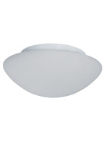 Searchlight Electric Tokyo  2Lt Flush - White Metal & Opal Glass 1910-28