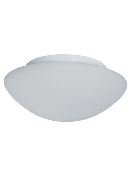 Searchlight Electric Tokyo  2Lt Flush - White Metal & Opal Glass 1910-28