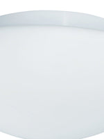 Searchlight Electric Tokyo  3Lt Flush  - White Metal & Opal Glass 1910-35