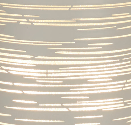 Searchlight Electric Savvy Table Lamp - Scratched White Metal 1941-1WH
