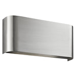 Searchlight Electric Match Box  2Lt Up/Down Wall Light - Satin Silver Metal 1953SS