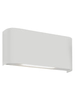 Match Box  2Lt Up/Down Wall Light - White Metal