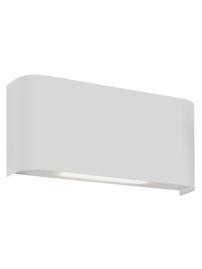 Match Box  2Lt Up/Down Wall Light - White Metal