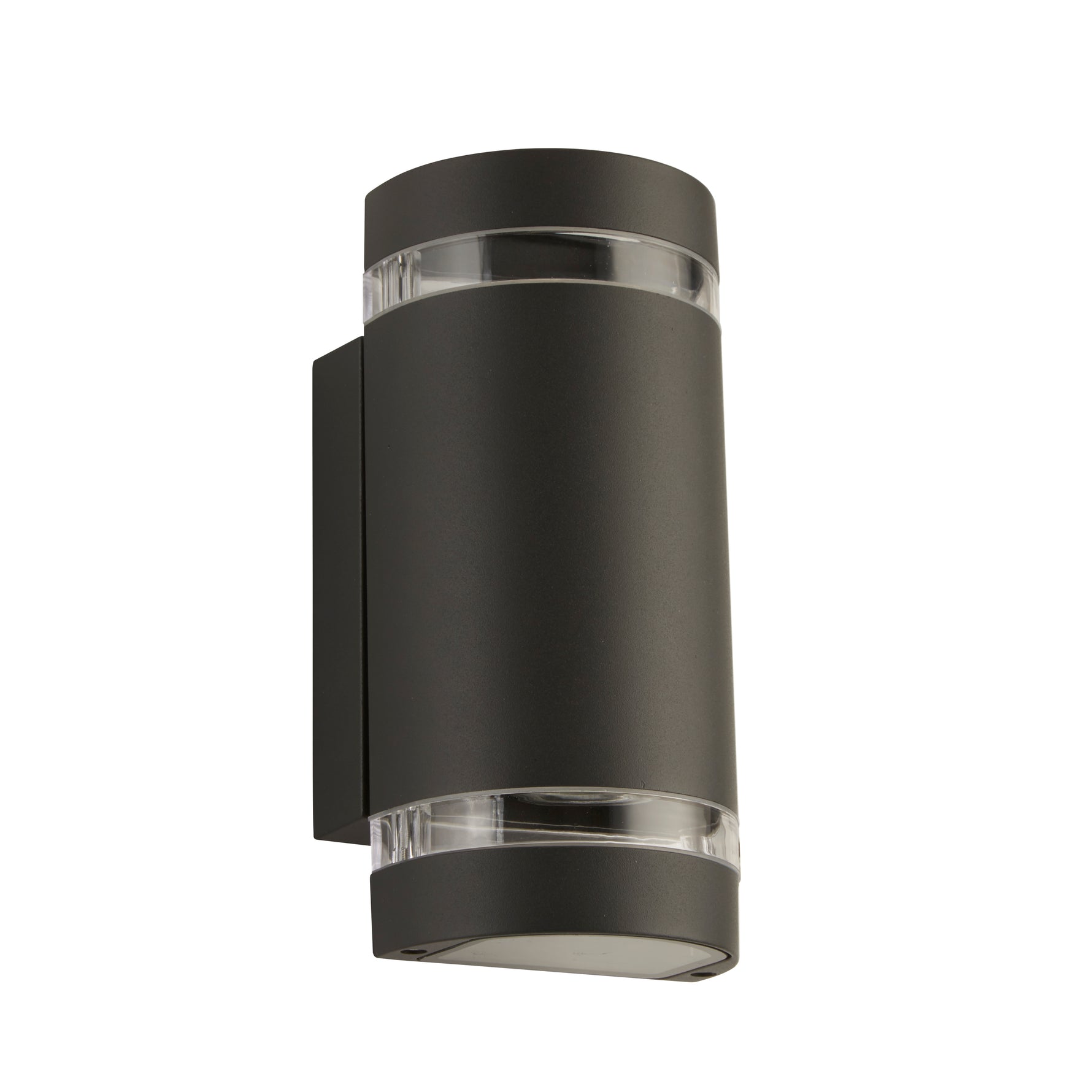 Searchlight Electric Sheffield Outdoor 2Lt Wall Light - Grey, Glass & Polycarb 2002-2GY-LED
