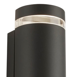 Searchlight Electric Sheffield Outdoor 2Lt Wall Light - Grey, Glass & Polycarb 2002-2GY-LED