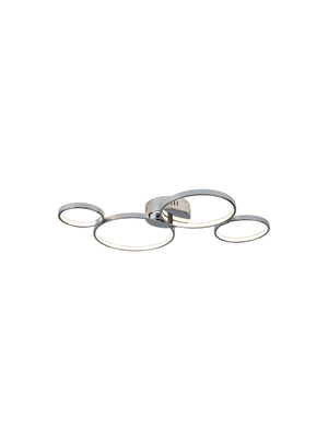 Solexa  4Lt Ring Flush - Chrome Metal