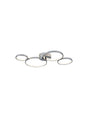 Solexa  4Lt Ring Flush - Chrome Metal