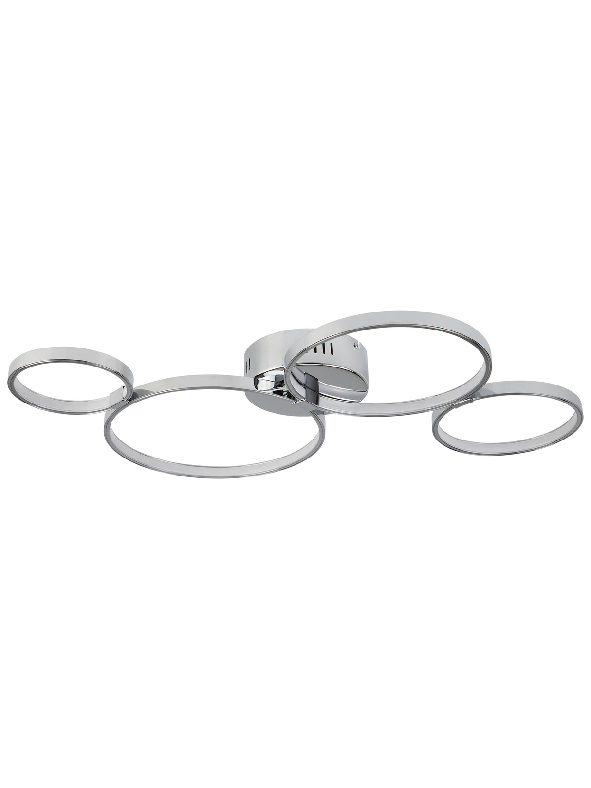 Searchlight Electric Solexa  4Lt Ring Flush - Chrome Metal 2004-4CC