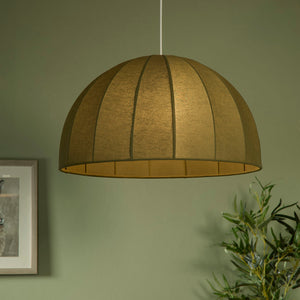 Searchlight Electric Corinne Olive Linen Shade 20068OL