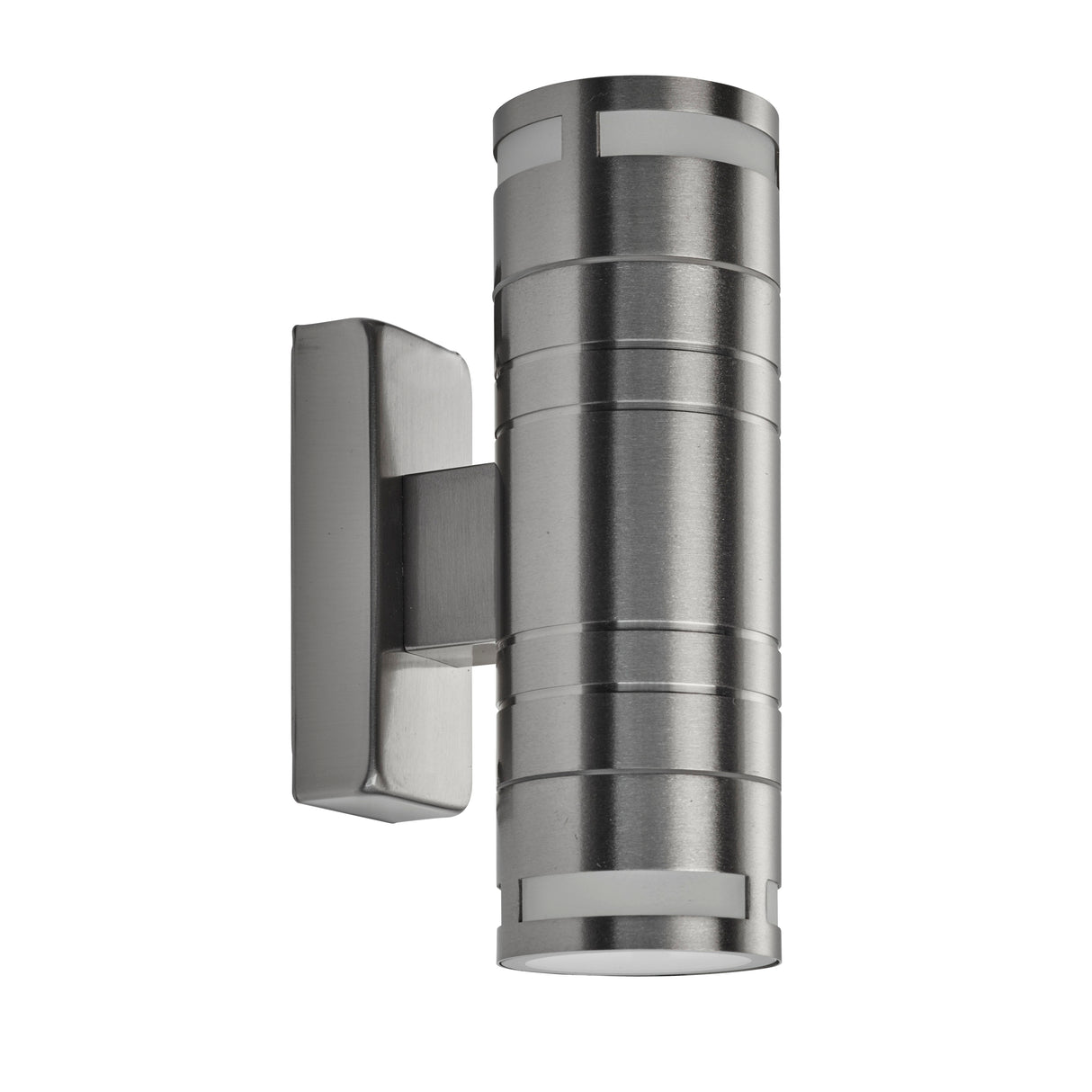 Searchlight Electric Metro Outdoor Wall Light - Stainless Steel Metal & Glass 2018-2-LED