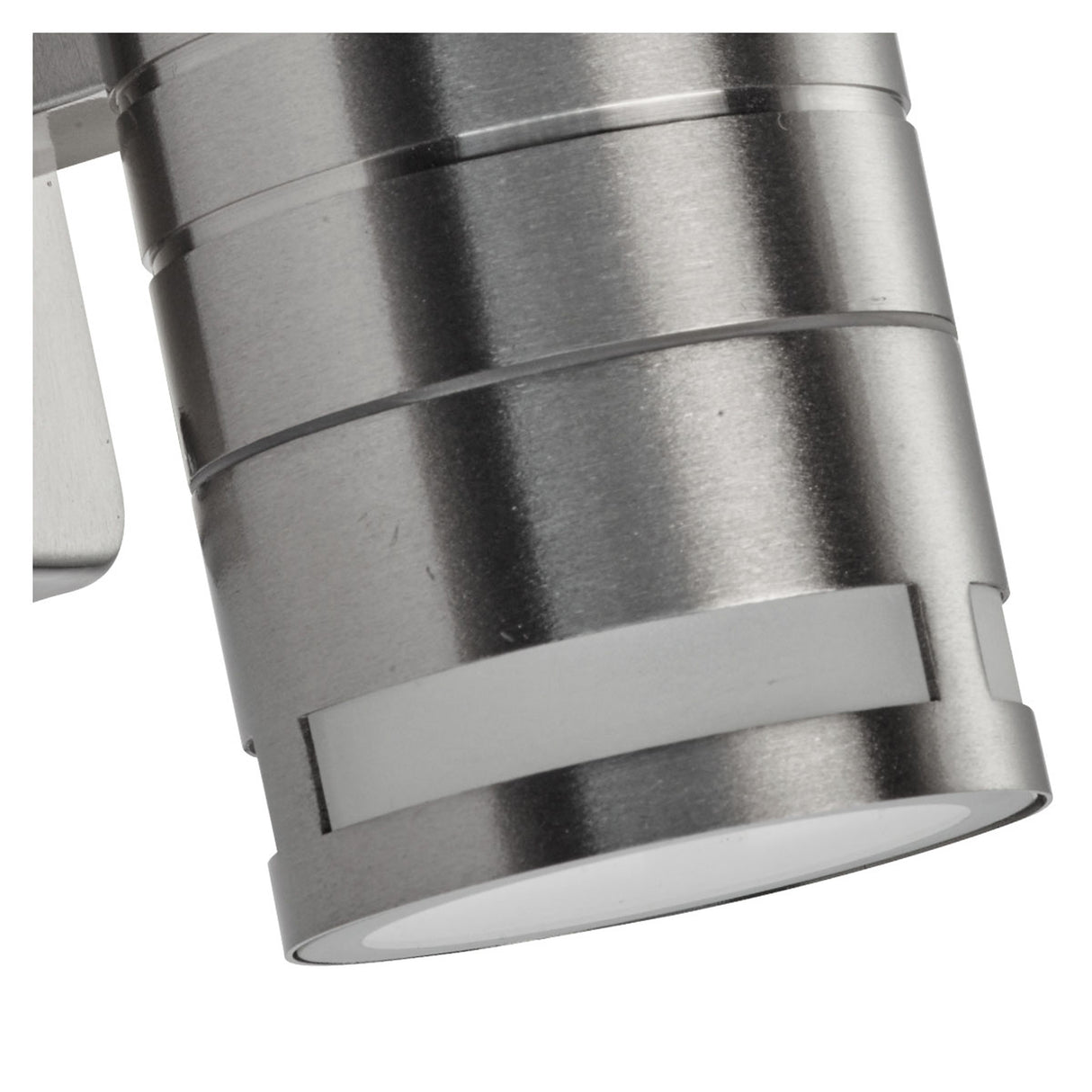 Searchlight Electric Metro Outdoor Wall Light - Stainless Steel Metal & Glass 2018-2-LED