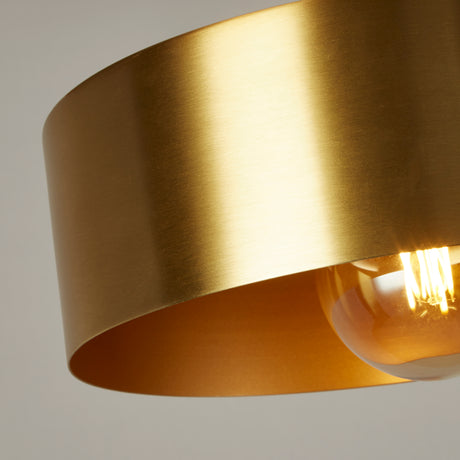 Searchlight Electric Knox Pendant - Black & Gold Metal 20223-1GO