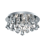 Hanna 4Lt Flush - Chrome Metal & Clear Crystal