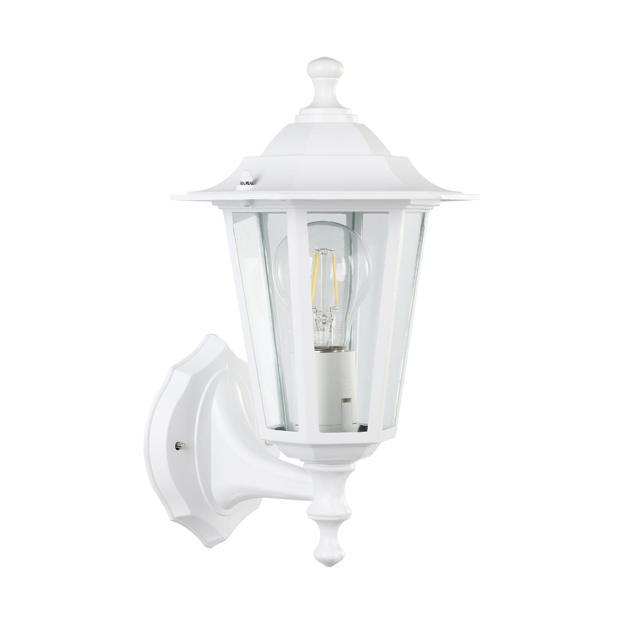 Eglo EU Laterna 5 Lantern-Style White Aluminium Outdoor Light