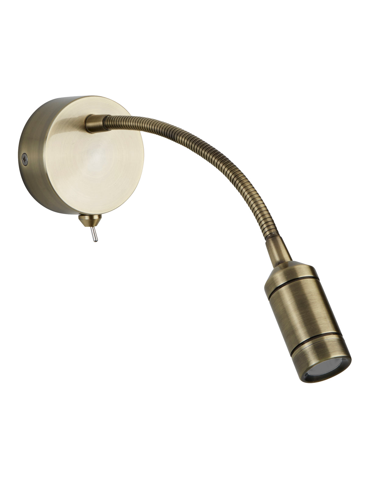 Searchlight Electric Flexy Wall Light  - Antique Brass Metal 2256AB
