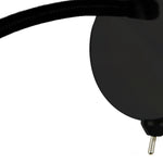Searchlight Electric Flexy Wall Light - Chrome & Matt Black Metal 2256BK