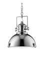 Louisiana Pendant  - Chrome Metal & Clear Lens