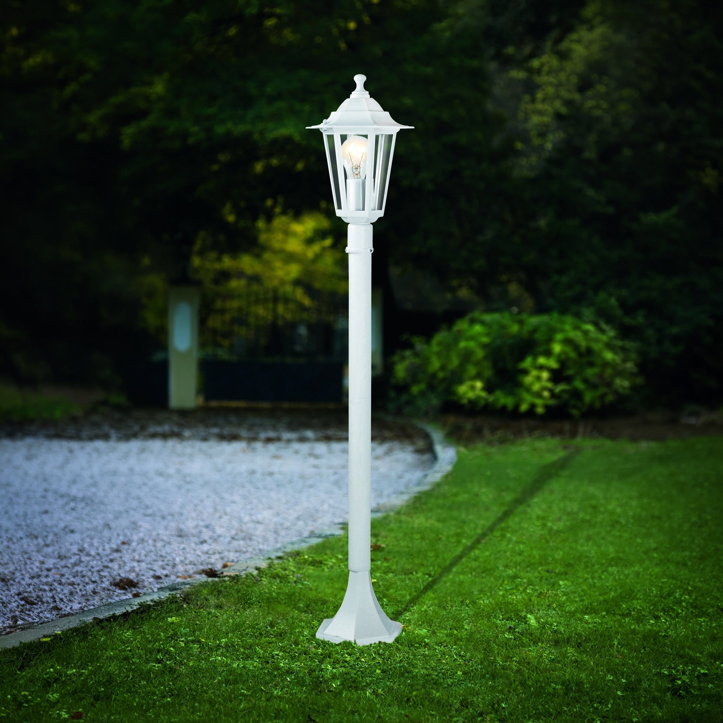 Eglo EU Nieves 1 White & Gold LED Ceiling Light, (D) 31cm product image - Endon Lighting from First Light Direct with great prices and fast UK delivery