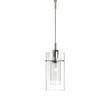 Duo I Pendant - Chrome & Double Glass