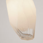 Searchlight Electric Rocky 1Lt Pendant, Satin Brass Metal  & Glass 23141-1SB