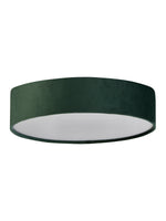 Searchlight Electric Drum 2Lt Flush - Green Velvet 23298-2GR