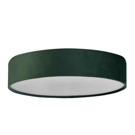 Searchlight Electric Drum 3Lt Flush - Green Velvet 23298-3GR