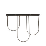 Chime LED Flush Matt Black Metal
