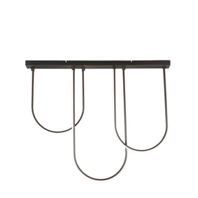 Chime LED Flush Matt Black Metal