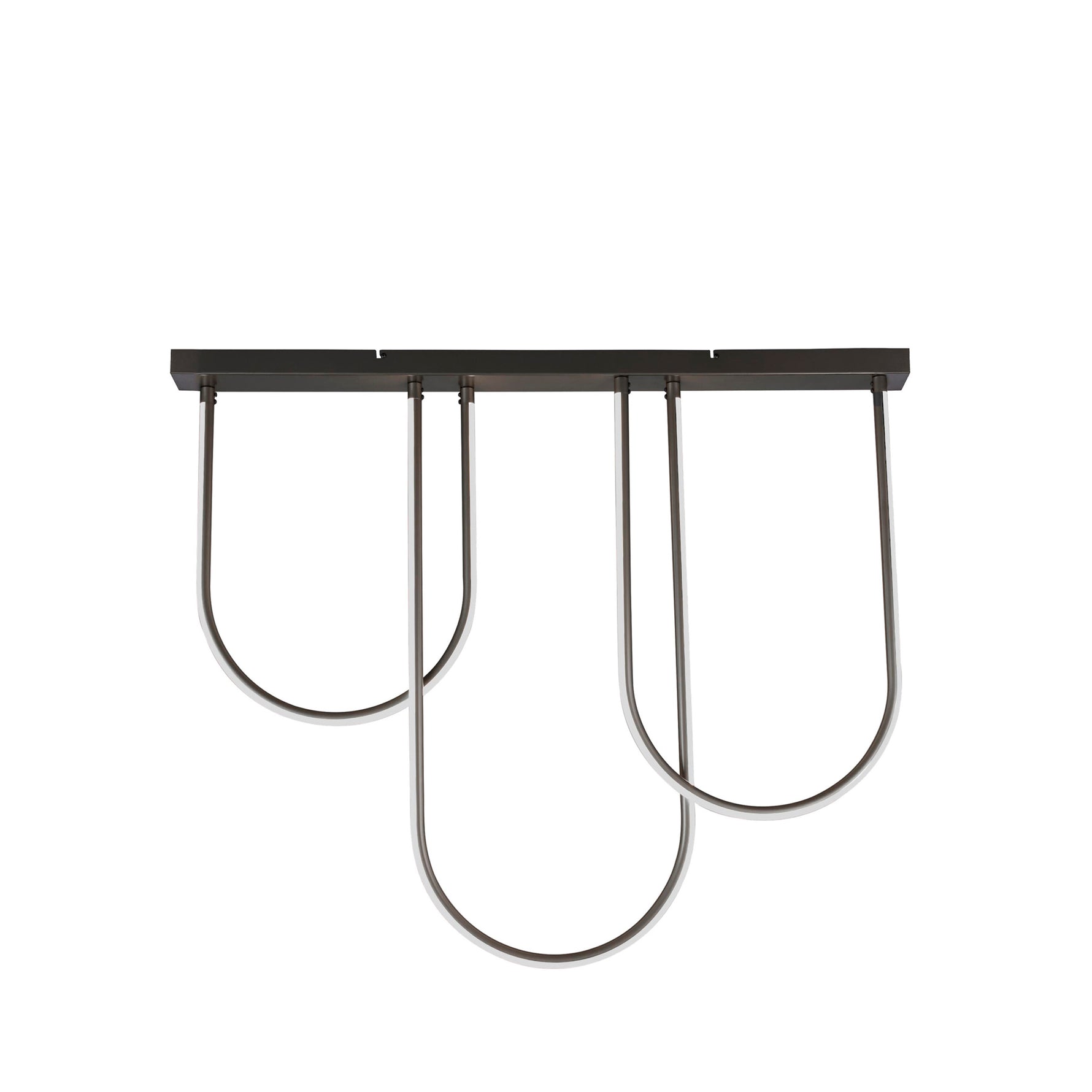 Searchlight Electric Chime LED Flush Matt Black Metal 23325BK