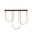 Chime LED Flush, Bronze Metal