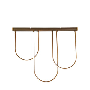 Chime LED Flush, Bronze Metal