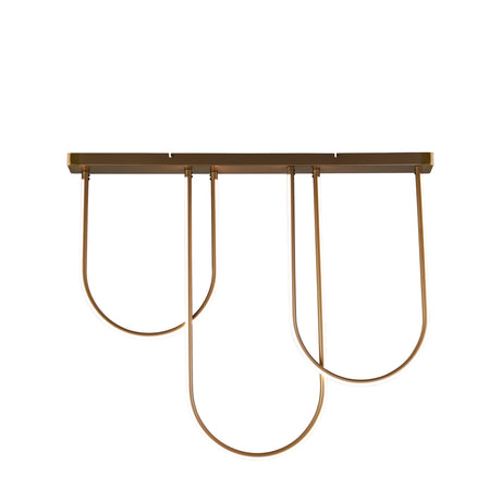Chime LED Flush, Bronze Metal