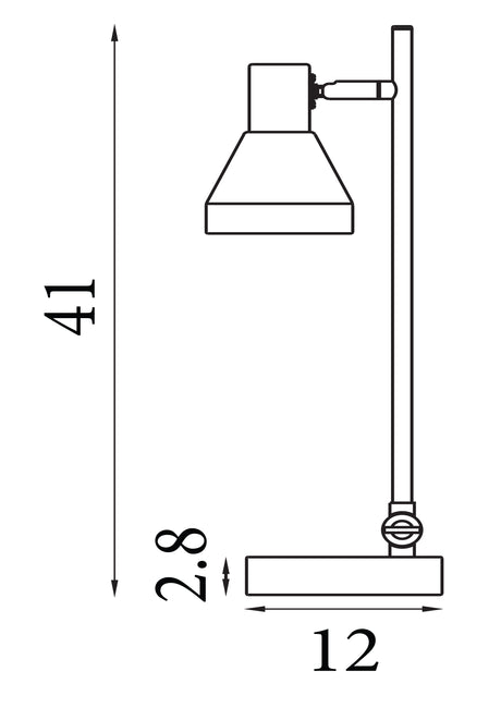 Searchlight Electric Westminster Table Lamp - Black, Satin Brass Metal & Smoked 23802-1SM