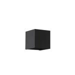 Searchlight Electric Newton Square Up&Down Wall Light, G9, Black 24127BK