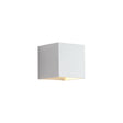 Newton Square Up&Down Wall Light, G9, White