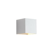 Newton Square Up&Down Wall Light, G9, White