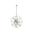 Orbit 8Lt Pendant, Antique Brass Metal