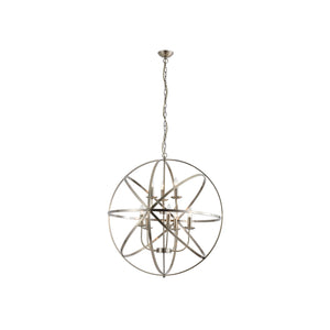 Orbit 8Lt Pendant, Antique Brass Metal