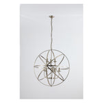 Searchlight Electric Orbit 8Lt Pendant, Antique Brass Metal 2478-8AB