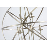 Searchlight Electric Orbit 8Lt Pendant, Antique Brass Metal 2478-8AB